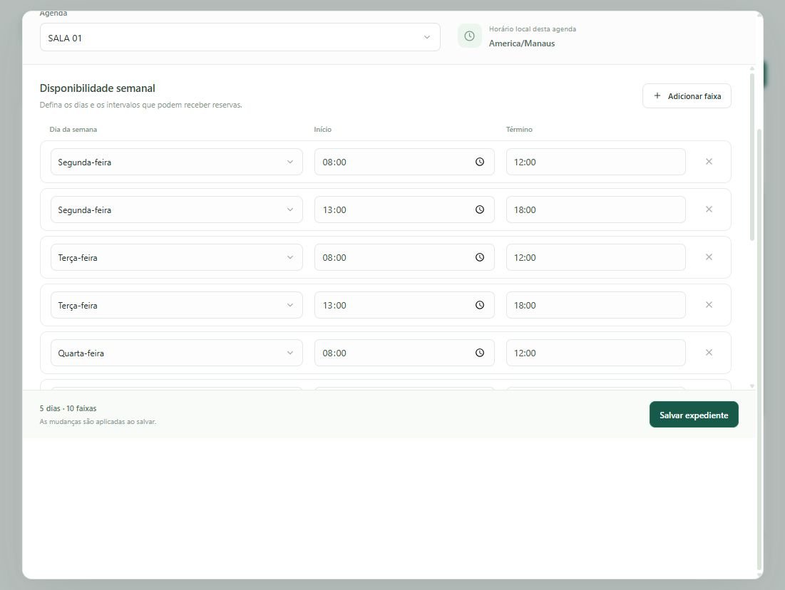 Confira o resumo de 5 dias e 10 faixas e use Salvar expediente.