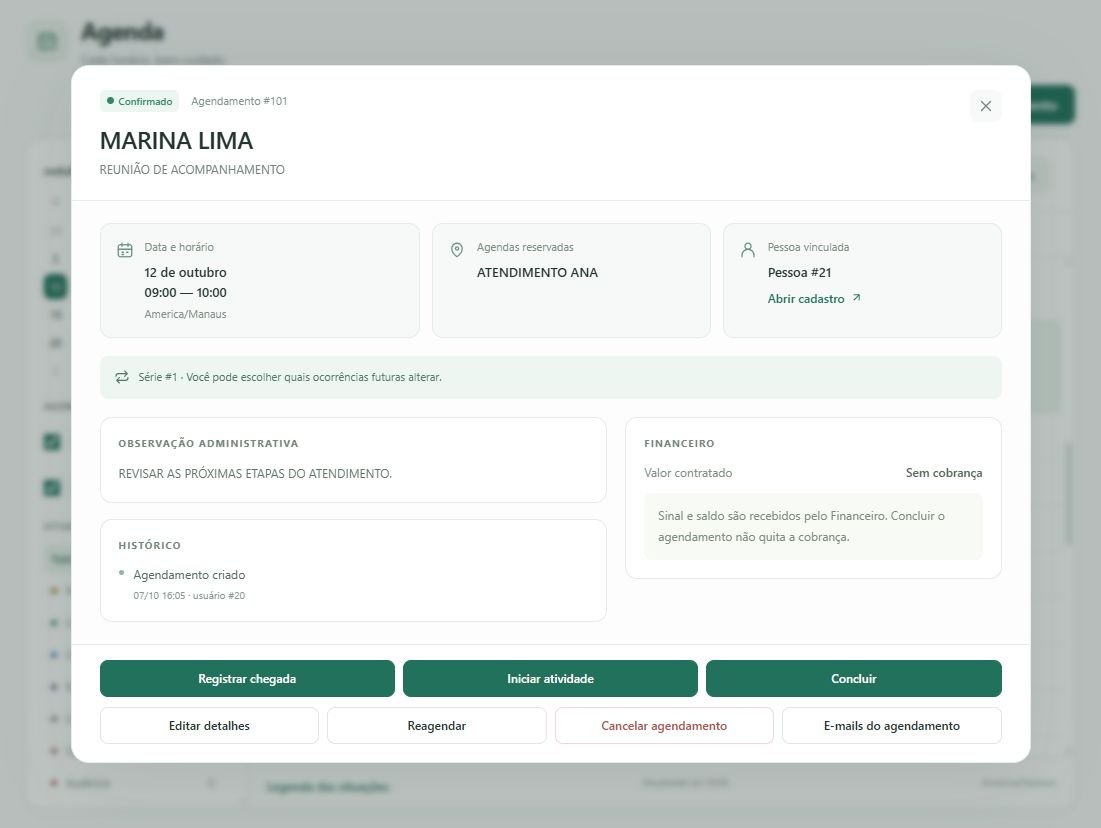 Abra uma ocorrência salva e confira a identificação da série no detalhe.