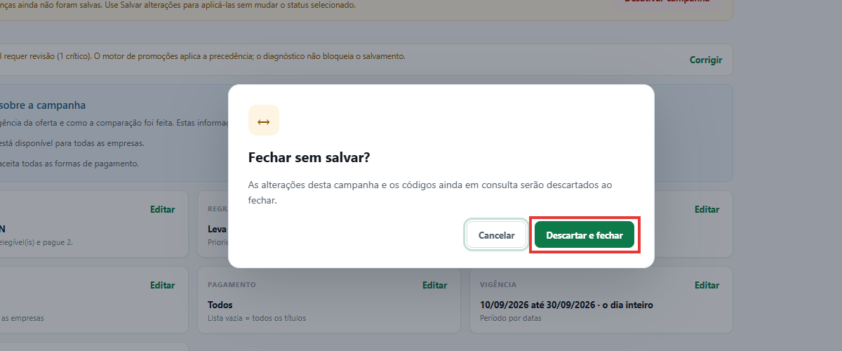 Fechar sem salvar?