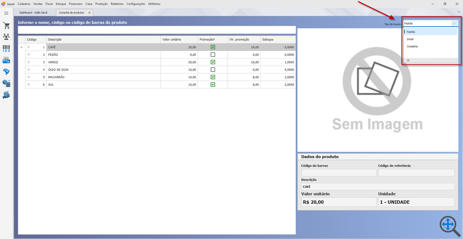 Consulta de Produto (busca, scores)