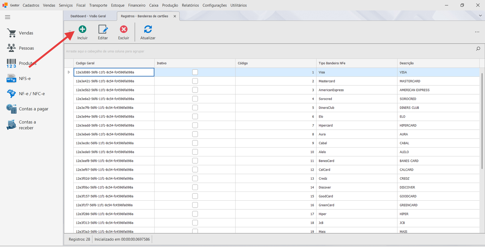 Bandeira de Cartão