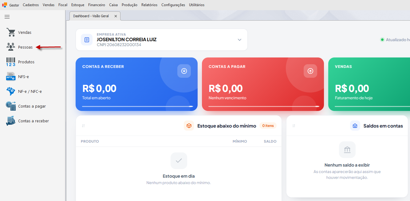 TIPOS DE EQUIPAMENTOS OS