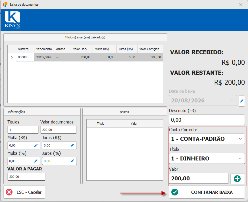 10 - GERAR FATURA DE CONTRATO