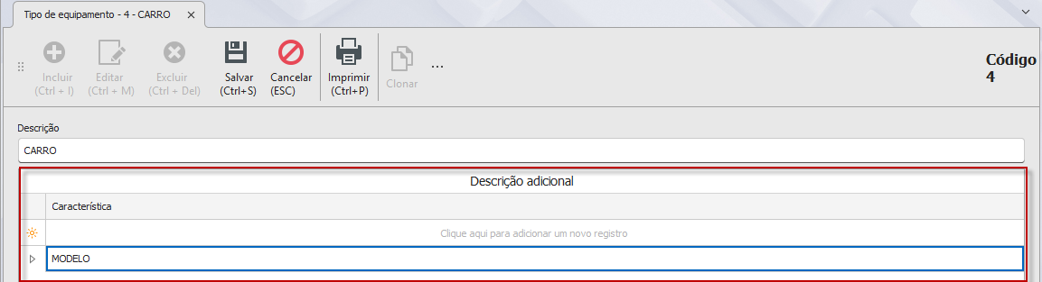 TIPOS DE EQUIPAMENTOS OS