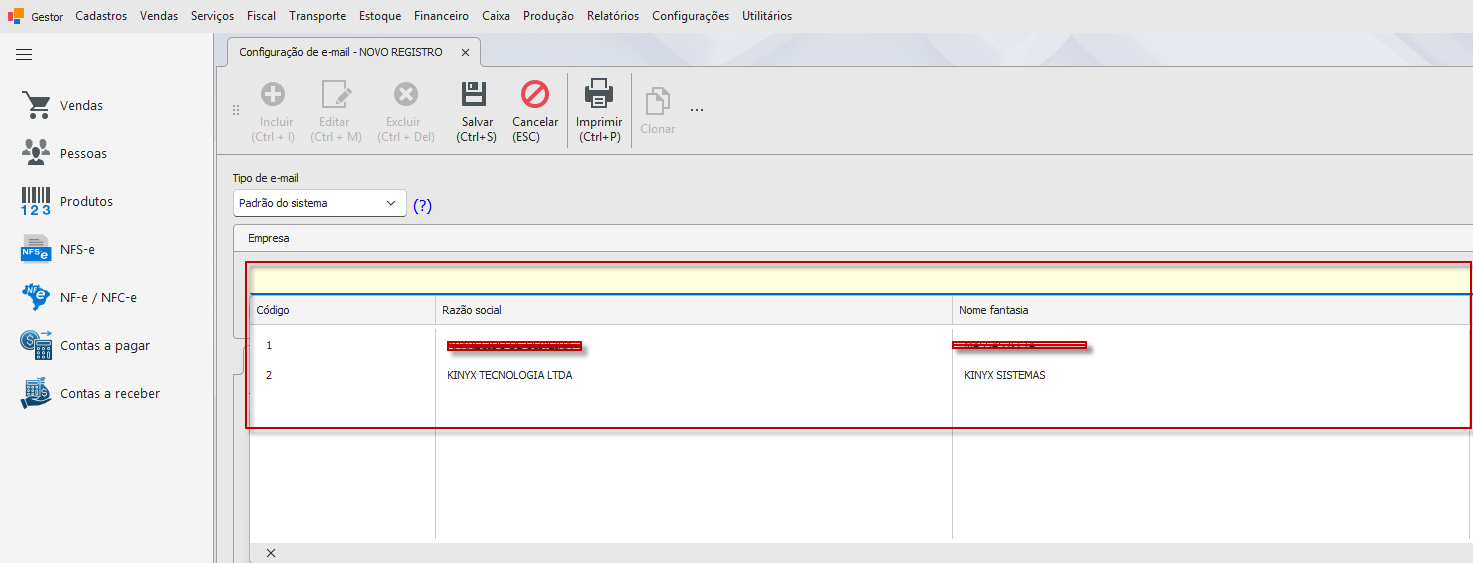 Configuração de Email (SMTP / SendGrid)