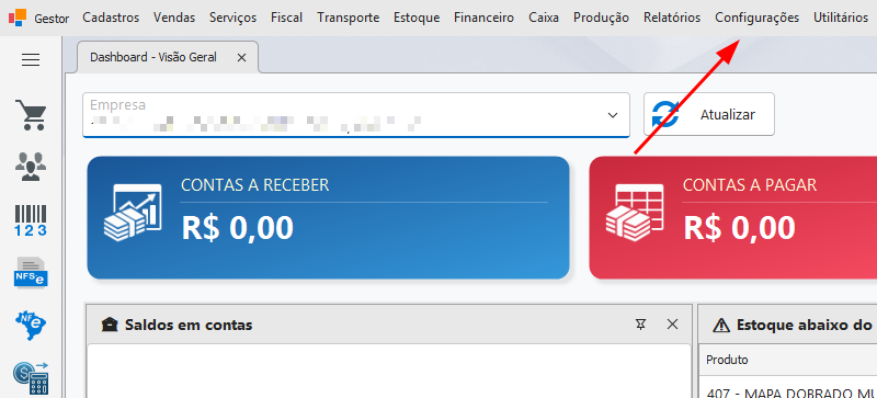 Fazer e devolver uma venda condicional